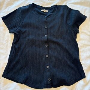 Madewell button short sleeve